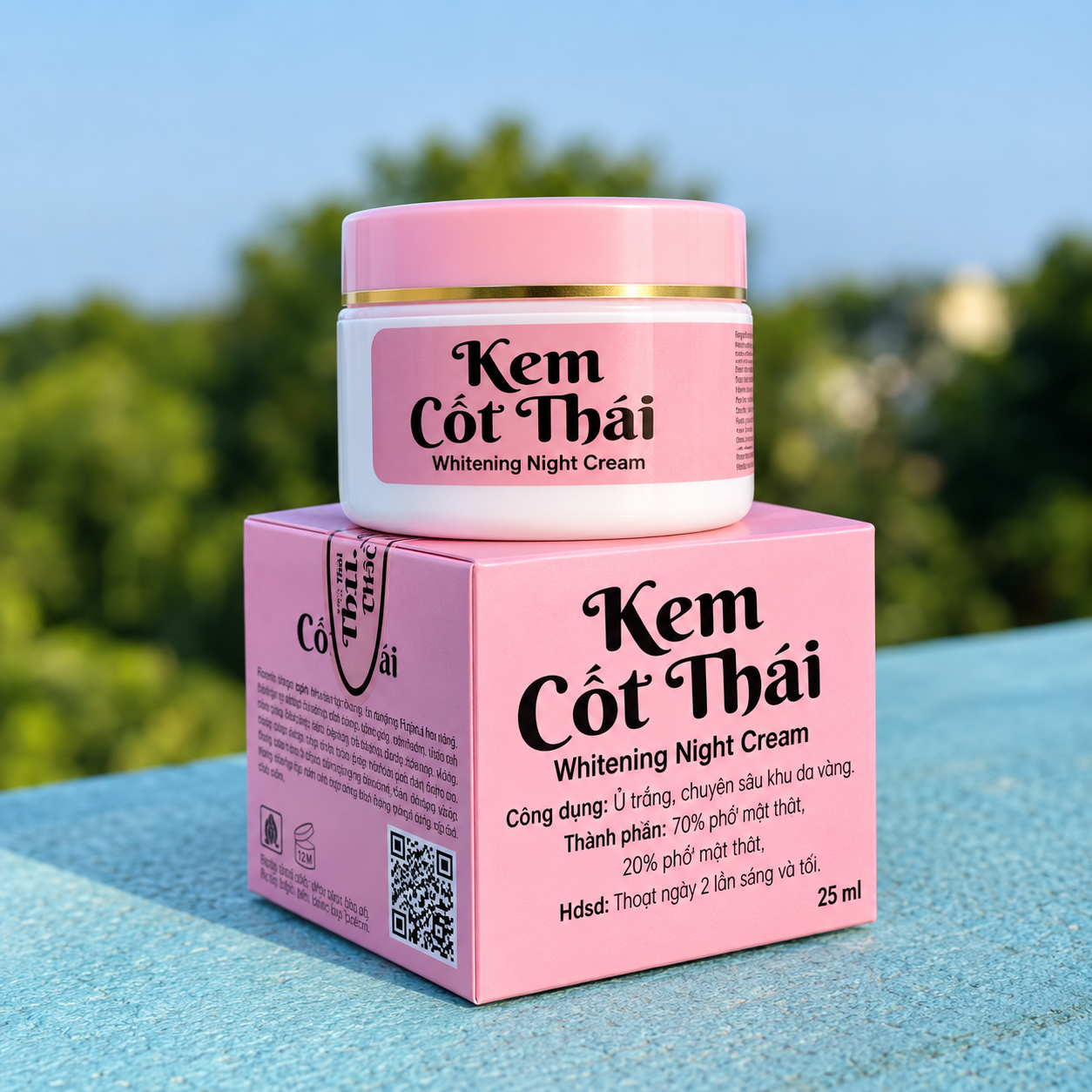 kem cot thai night cream
